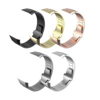 ﹍❖№ Metal Strap Smart Watch Band Replacement Bracelet Strap No Gaps Solid Wristband Belt Replacement for HONOR Band 6