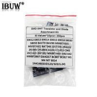 ✥㍿❒ 35valuesx10PCS 350PCS SMD SMT hjxrhgal Transistor and Diode Assortment Kit