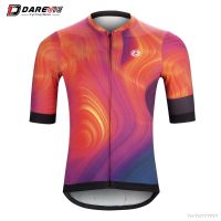 【hot】■✺☁  DAREVIE Cycling Jersey Man Breathable Mens Jerseys Anti-UV Quickly Dry MTB Road