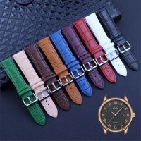 AAA High Quality Quick Release Animal Skin Genuine Watch Leather Strap Bamboo grain Wristwatch Band 14mm 16mm 18mm 20mm 22mm Cable Management