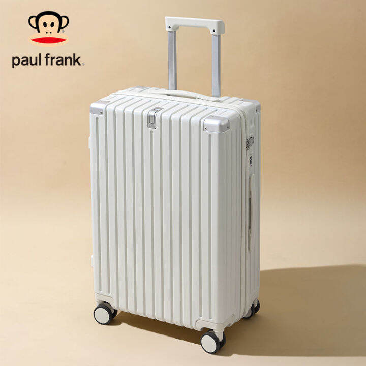 Paul Frank รถเข็นลิงปากใหญ่กระเป๋าเดินทางล้อสากลกรอบอลูมิเนียมกระเป๋า