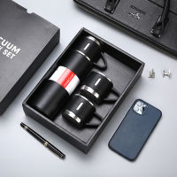 500Ml Bullet Double-Layer Stainless Steel Vacuum Thermos Coffee Tumbler Travel Mug Business Trip Water Bottle Tea Infuser Bottle
