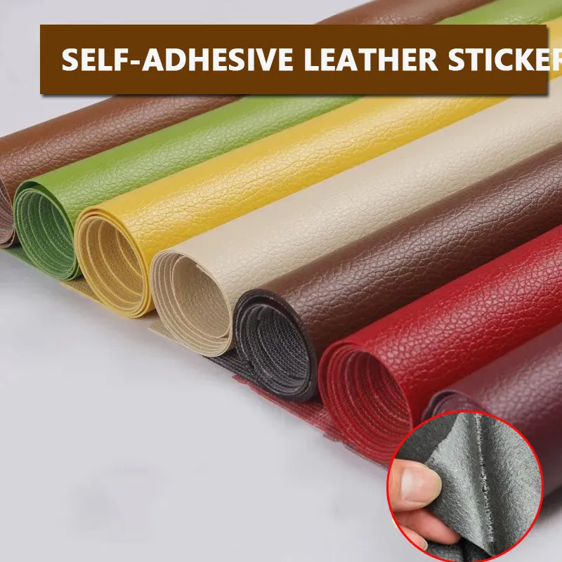 Leather Repair Self-Adhesive Patch colors Self Adhesive Stick on Sofa  clothing Repairing Leather PU Fabric big Stickr Patches