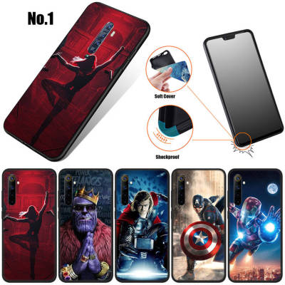 77GNN Marvel Avengers Movie Hero อ่อนนุ่ม High Quality ซิลิโคน TPU Phone เคสโทรศัพท์ ปก หรับ Realme XT X2 A5 2 3 5 5S 5i 6 6i 7 7i 8 8S 8i 9 9i Pro Plus X Lite