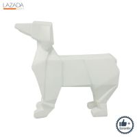 รูปปั้นโพลีเรซิ่น Dog KASSA HOME รุ่น NY9261100-BK ขนาด 22.0 x 7.0 x 20.0 ซม. สีดำ  +++ +++ +++ บริการเก็บเงินปลายทาง +++ +++ +++