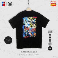 [ส่งฟรี] เสื้อยืด X-MEN • เอ็กซ์เมน สกรีนลายหน้าหลัง ลิขสิทธิ์แท้ มาร์เวล รุ่น MX-126 เสื้อ Marvel แท้ [M,L,XL,2XL,3XL]