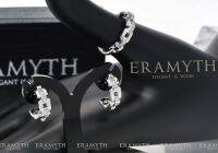 Eramyth jewelry: แหวน ต่างหู ดีไซน์ โซ่ ฝังเพชรสวิสCZ (Silver 925) รัหส SI-0256-SH-0219 พร้อมส่ง