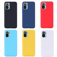 Candy Color Silicone Phone Case For Xiaomi Redmi Note 10 10S 10 11 Pro Max 10T 5G Back Cover Matte Soft Tpu Protector Case shell