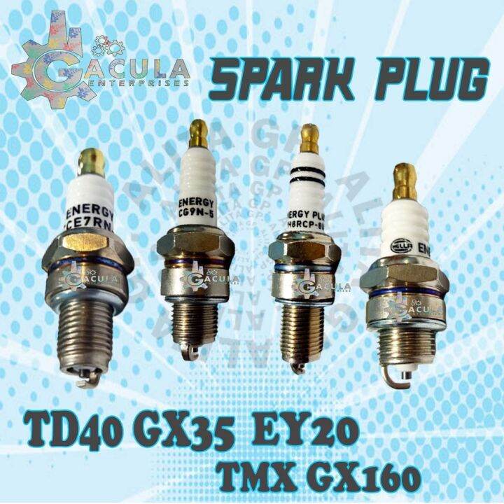 Spark Plug For Robin EY20 Gas Engine Kawasaki TD40 Honda GX35 Grass