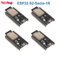 RCmall 4ชิ้น S2 Saola 1R ESP32-S2-Saola-1R Dev ชุดที่มี W Rover ESP32-S2คณะกรรมการพัฒนา4เมกะไบต์แฟลช