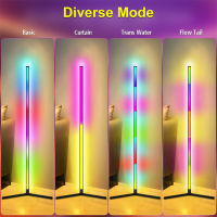 Modern Led Floor Lamps For Bedroon Game Room Living Room Decoration RGBIC Bluetooth Remote Control Floor Light Holiday Lighting