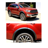 คิ้วล้อเล็ก (V.3) ขนาด 3" ดำด้าน จำนวน 8ชิ้น FORD Everest 2018 ฟร์อด ฟอด ฟอร์ด เอเวอเลต เอเวอเลส คุณภาพดี Fender Flares (V.3) 3 : 2018