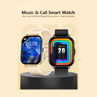 Smart Watch Clock ฟิตเนส Heart Monitor Sport Smartwatch แบบเต็มหน้าจอ Touch Bluetooth-Compatible Calls Watches