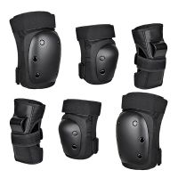 【hot】！ 6pcs /Kit Skateboard Skating Elbow Wrist Guard Cycling Riding Knee Protector