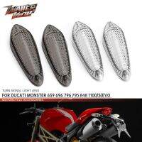 ฝาครอบเลนส์สัญญาณไฟเลี้ยวด้านหน้าด้านหลังสำหรับ DUCATI 659มอนสเตอร์696 796 795 1100 S 1100 S EVO Streetfighter อุปกรณ์เสริม848