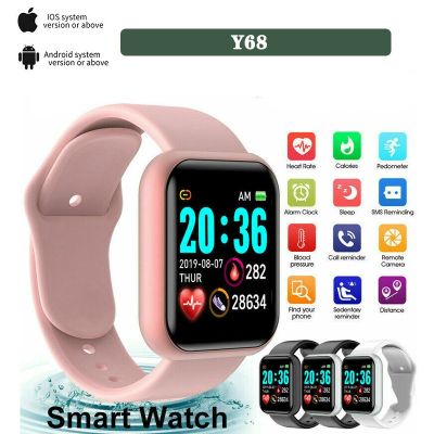 （A Decent035）แฟชั่นดิจิตอลสำหรับผู้ชายผู้หญิงพร้อมตัวเตือนการโทร RemoteHeart Rate Dollgift