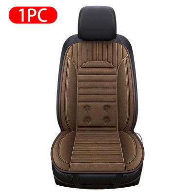 DC 12V24V Heating Car Seat Cover Plush 2-Level Heated Seat Cushion Auto Chair Lumbar Bottom Heater Universal for 95 Vehicles