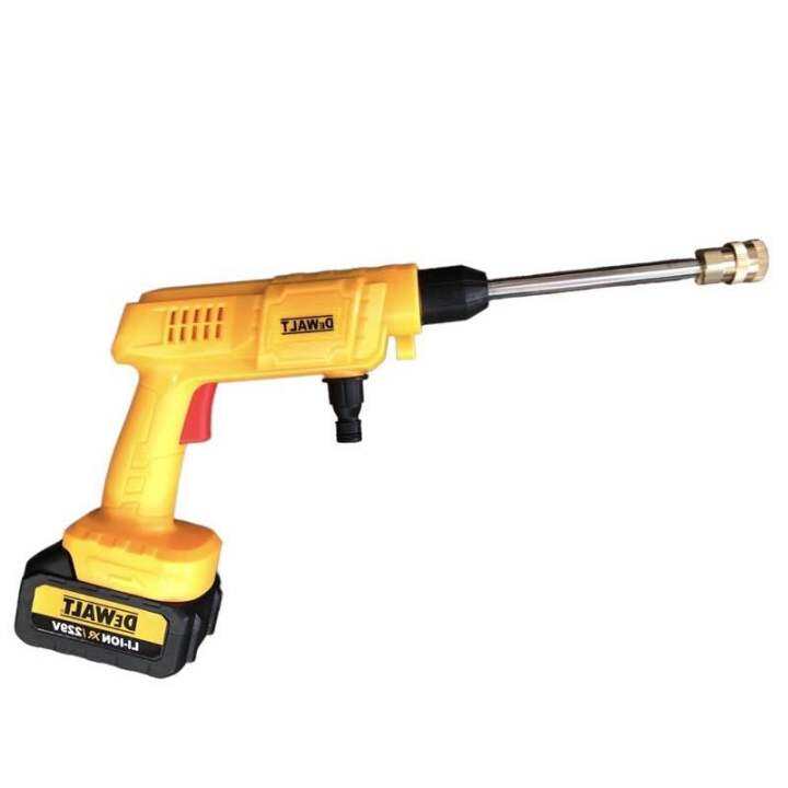 dewalt-รุ่น229v-เครื่องฉีดน้ำแรงดันสูงไร้สาย-ปืนฉีดน้ำแบตเตอรี่-ฟรีแบตเตอรี่2ก้อน-พร้อมอุปกรณ์ครบชุดพร้อมใช้งาน