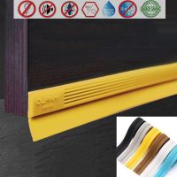 New Dustproof Door Draught Weatherstrip Bottom Seal Strip silicone Windproof Dust Self Adhesive for doors stopper Sealing Tape Decorative Door Stops