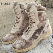 Huieson Python pattern shoes outdoor men s tactical boots desert boots