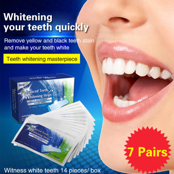 agetet Advanced Teeth Whitening Strips 14 Strips for a Confident Smile Lazada