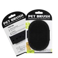 1Pc Pet Dog Cat Bath Brush Comb Rubber Glove Hair Fur Grooming Massaging Dog Cleaning Gloves Silicone Bath Brush Dog Supplies Brushes  Combs