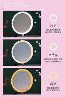 Boqi Factory กระจกแต่งหน้า อุปกรณ์เสริมความงาม กระจกแต่ง กระจกแต่งหน้าถาดเก็บของ Makeup mirror