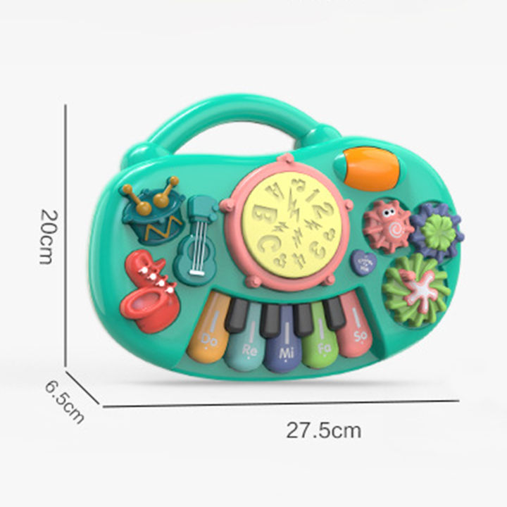 ของเล่นที่มีดนตรี-tds-พร้อมคุณสมบัติการสัมผัสและสังเกตของเล่นเครื่องดนตรีของเด็กของเล่นที่มีดนตรีของเล่นเปียโนสำหรับเด็กวัยหัดเดินแบบโต้ตอบเครื่องดนตรีของเล่นเพื่อการเรียนรู้และความสนุกสนานสำหรับเด็กเ