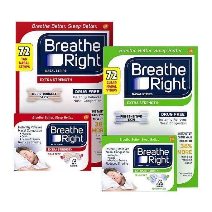 พร้อมส่ง/ของแท้‼️* Breathe Right Nasal Strips Original / Clear For ...