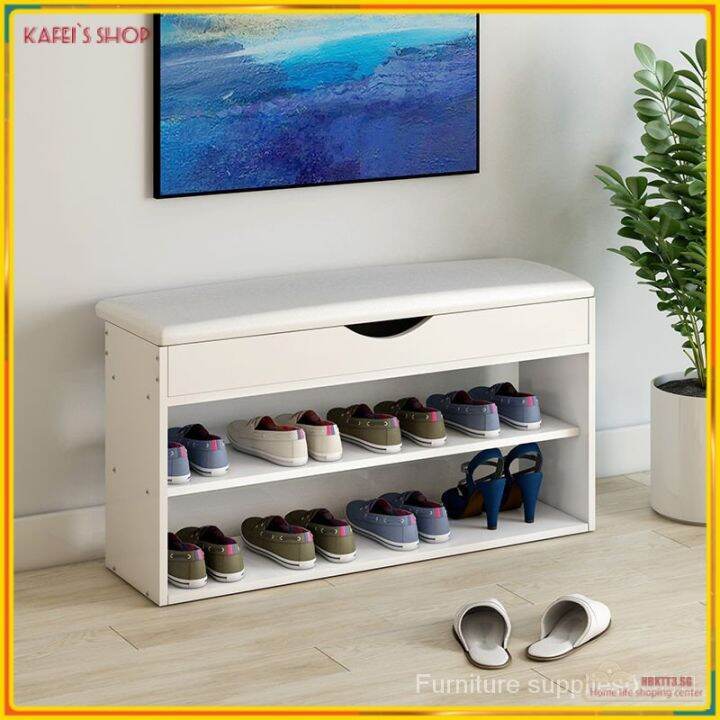 【ichexke2】Simple Change Shoes Rack Can Sit Space-Saving Shoe Rack ...