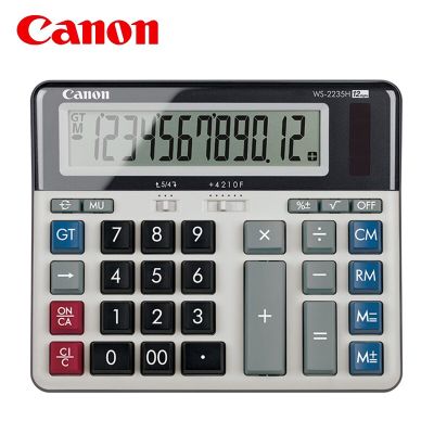 Canon WS-2235H Computer Keyboard Calculator Bank Financial Meeting Office Test Computer