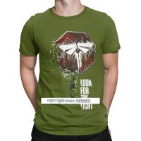 ข้อเสนอพิเศษ Cotton T-Shirt Look The Light T Shirts Men Awesome Tops T Shirts The Last of Us Game Tshirts Camisas Tops Unique De_12S-5XL