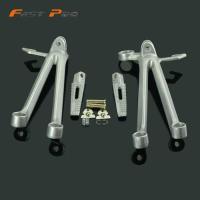 1 Pair Foot Pegs Motorcycle Parts Aluminum Alloy For GSXR1000 GSXR 1000 2005-2006 Pedals