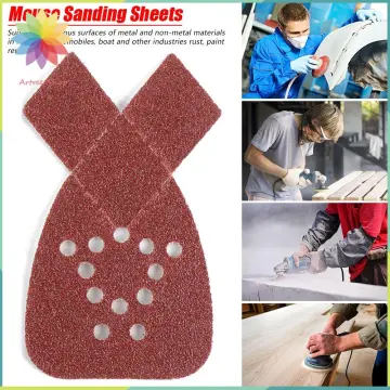 20pcs Sanding Paper Mouse Sanding Sheets Pads 40-1000 Grit Orbital