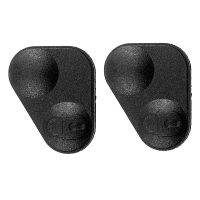 ┇ 2X Rubber 2-Button Remote Key Fobs Pad Cover - YWC000300 For Land/Range Rover P38 Black