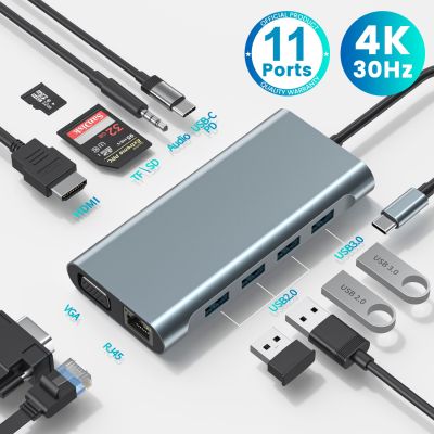 Usb c Hub 3 0 Usb Splitter to Hdmi 3.0 Tipo c Several Ports Multi Hub Type c Multipuerto Dock Station Docking Usb Adapter Otg USB Hubs