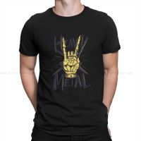 Heavy Hand Men Tshirt Heavy Black Metal Crewneck Short Sleeve T Shirt Humor Gift Idea