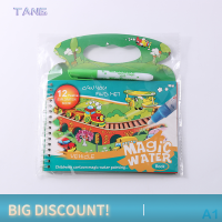 ?【Lowest price】TANG นวัตกรรมใหม่สำหรับเด็กผู้ชายและเด็กผู้หญิงลายกราฟฟิตีแบบใช้ประสาทสัมผัสของเล่นสำหรับเด็กปฐมวัยแบบใช้มือถือได้อย่างมหัศจรรย์หนังสือวาดภาพระบายสีน้ำ