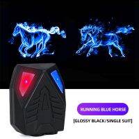 1PC Universal Led Motorcycle Tail Dynamic Cartoon Projector Lamp Wireless Atmosphere Decorative Warning Light Anime Decor Lamp