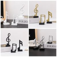 Set Of Three-Note Figurine Decorative Art Statuette Musical Note Handicraft Living Room Wine Cabinet Desk Ornaments Home Decor