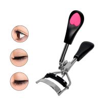 ♕❆▦ 1PC Lady Professional Eyelash Curler With Comb Tweezers Curling Eyelash Clip Cosmetic Eye Beauty Tool maquillaje