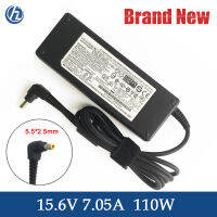 Original แล็ปท็อป AC Adapter 15.6V 7.05A 110W CF-AA5713A M1 Charger สำหรับ Panasonic toughbook CF-31C F-53 CF-19 Power Supply