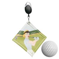 Golf Towel with Clip Microfiber Lanyard Wipe Cloth Towel Strong Water Absorption Golf Tool for Golf Professions Novices and Enthusiasts grand