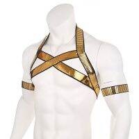 Mens Lingerie Elastic Chest Muscle Harness Belt Fancy Night Club Strap