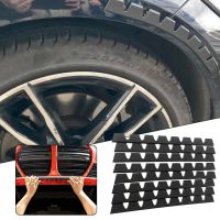 【CW】8PCS Universal Car Bumper Guard Anti-Scratch Kit Scrape Protector Skid Plate DIY Car Front Lip Anti-collision Decorative Strip