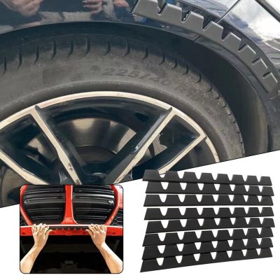 【DT】8Pcs Front Bumper Bottom Anti-Scratch Strip Car Trucks Scrape Guard Skid Plate Bumper Protection Anti Collision For Cars Trucks  hot