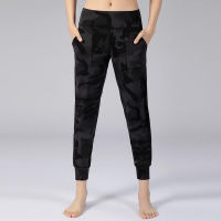 Women workout leggins Fitness Jogger yoga sport 4-way Stretch Leggings with two side pockets Ankle-Length gym Pants