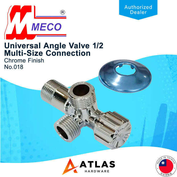 Meco USA Universal Angle Valve 1/2 Multi-Size Connection No.018 | Lazada PH