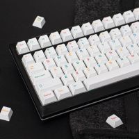 ~ Gmk ปุ่มกดคีย์บอร์ด PBT 140 คีย์ DYE-SUB ภาษาอังกฤษ สําหรับคีย์บอร์ด Mechanical 61 64 68 75 84 87 96