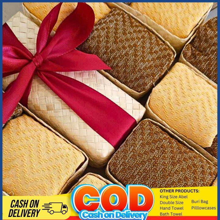 Ilocos Blanket Double King Abel Iloko Blanket Wedding Souvenir Gift Set